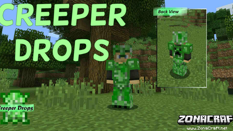 Creeper Drops Mod